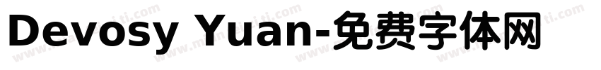 Devosy Yuan字体转换